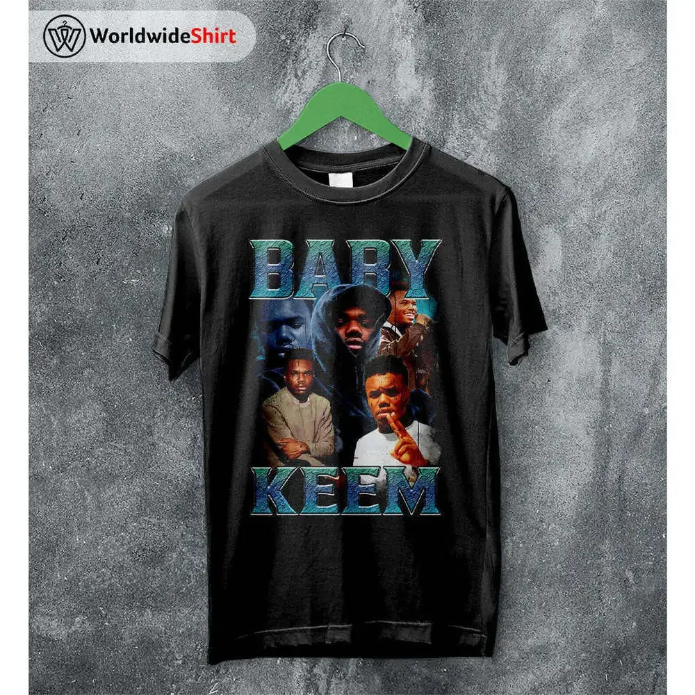 Baby Keem 90s Vintage Rapper Hip Hop Music Graphic Fan Art T-Shirt - Picture 1 of 4